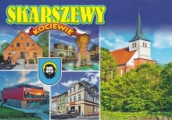 SKARSZEWY - KOCIEWIE - KOŚCIÓŁ - RYNEK - ZAMEK - CENTRUM SPORTU - HERB