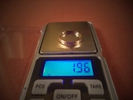 Obrączka złota damska ozdobna, próba 583,1.9 g, rozmiar 27