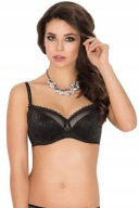 Biustonosz Vanessa Azal czarny semi soft 80G