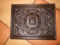 ŁADNE STARE DRZWICZKI ŻELIWNE DO PIECA WĘDZARNI