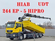 MAN TGS 35.400 * HIAB 244 EP - 5 HIPRO + PILOT * 8x4