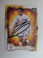 Karta topps autograf Polska Jakub Kamiński PZPN 2024 GF-3