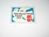 XIV Mały WYŚCIG POKOJU POZNAŃ 1972 naszywka
