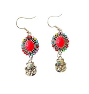 Kolorowe kolczyki z maneki neko