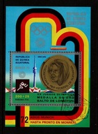 Gwinea Równikowa . Znaczki pocztowe / Blok ( Sport ) 1972 r.