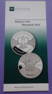 Folder 20 zł 2014 PATRIOCI-OBYWATELE,stan I