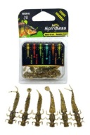 Przynęta wędkarska na okonia - robak 50 mm - super miękkie - SpinBass.