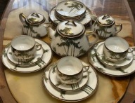 SOKO KOBE SATSUMA CIENKA PORCELANA JAPAN HAND PAINTED CUDO