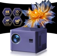 PROJEKTOR 4K LCD 20000L Native 1080P 5G WiFi Bluetooth KINO DOMOWE TV