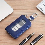 bryloczek etui na klucze granatowe mężczyzna samochod dom pilot organizer
