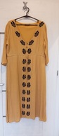 Sukienka żółta 44 XXL Boohoo