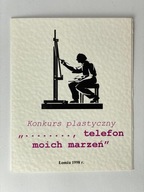 Karnet do kart telefonicznych TP Konkurs plastyczny telefon moich marzeń