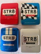 Puszki metalowe STR8 retro zestaw 4szt po perfumach wersja limitowana