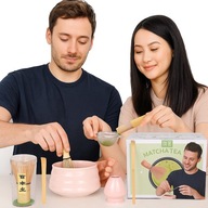 Zestaw Matcha Super Prezent PREMIUM 5 Elementów Pink