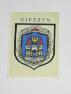 CIESZYN naklejka z PRL lata 70-te