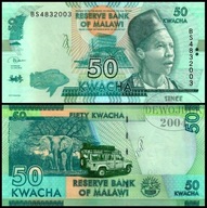 BNB - MALAWI 50 Kwacha 2018 BS 4827195 # P64e # UNC