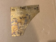 Mosiądz 0,9mm formatka mosiężna kęs blacha płaskownik