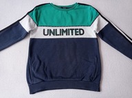 GEORGE SUPER GRANATOWA BLUZA NAPIS 9-10 LAT 140