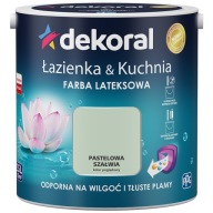 Dekoral Łazienka&Kuchnia Farba lateksowa PASTELOWA SZAŁWIA 2,5L