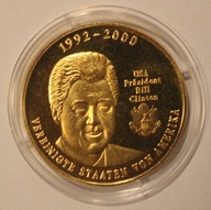 Bill Clinton PREZYDENT USA 1992 - 2000, ŁADNY NUMIZMAT + CERTYFIKAT
