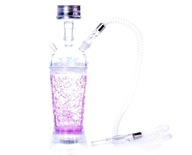 Shisha Szisza Fajka Wodna Bongo led fioletowa