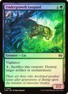 Karta Magic: The Gathering Undergrowth Leopard *Foil* TDM