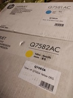 Toner HP Q7581A niebieski (cyan) i yellow