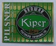 ETYKIETA PIWO KIPER PILSNER BROWAR SULIMAR PIOTRKÓW