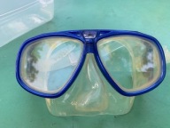 Maska do nurkowania pływania AQUALUNG technisub TYKE Italy pudło ochronne