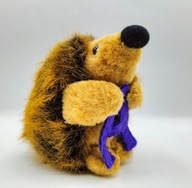 śliczny Jeż JEŻYK jak żywy CUDNY trzyma literkę A