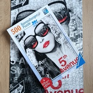 Puzzle Ravensburger 500 - Błyszczące usta - kompletne