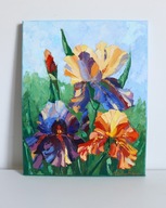 Obraz olejny Irysy Helga Melnyk Oryginał