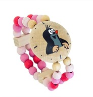 Zegarek z krecikiem krecik drewniane zabawki