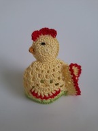 kurka szydełko dekoracje na wielkanoc