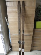 Stare drewniane narty retro unikat 210 kolekcjonerskie początek XX Sweden