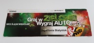 bilet ŚLĄSK Wrocław - JAGIELLONIA Białystok 2010/2011