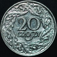 20 groszy 1923 - Typ I - Le Locle - NAJRZADSZE