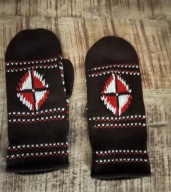 Rękawiczki jednopalczaste brązowe