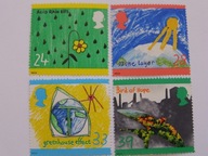 W. Brytania - rysunki dzieci - Mi. 1414-17 **