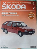 Skoda Forman 1990 nr.2. Czeskie DeAgostini 1:43.