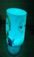 Lampka nocna Disney - KRAINA LODU na baterie, urocza, niewielka