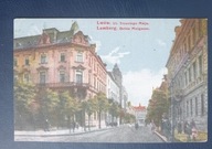 LWÓW UL. TRZECIEGO MAJA Z/O STEMPEL POCZTY POLOWEJ DO GNIEZNA STAN DOBRY