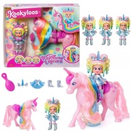 KOOKYLOOS ZESTAW RAINBOW UNICORN TĘCZOWY JEDNOROŻEC LALKA IRIS DLA DZIECI