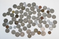 Monety zestaw - głównie polskie PRL