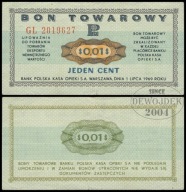 BNV - POLSKA PRL PEWEX 1 Cent 1969 GL 2019627 # B11b # st 3+