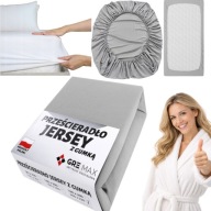 PRZEŚCIERADŁO JERSEY Z GUMKĄ 180x200 POLSKIE GRUBE 100 % BAWEŁNA ELASTYCZNE