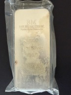Sztabka Srebrna próba 999,0 ,1000 gram ,BM MELTER ASSAYER Switzerland