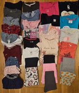 Zestaw ubrań dziecięcych r.122, 30 sztuk (5 zł sztuka)