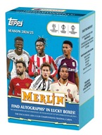 Topps Merlin UEFA Club Competitions 2024/25 – Value Box - możliwy autograf!