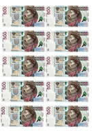 Opłatek Cukrowy Masa Cukrowa Banknoty Pieniądze mix 100 200 500 złotych